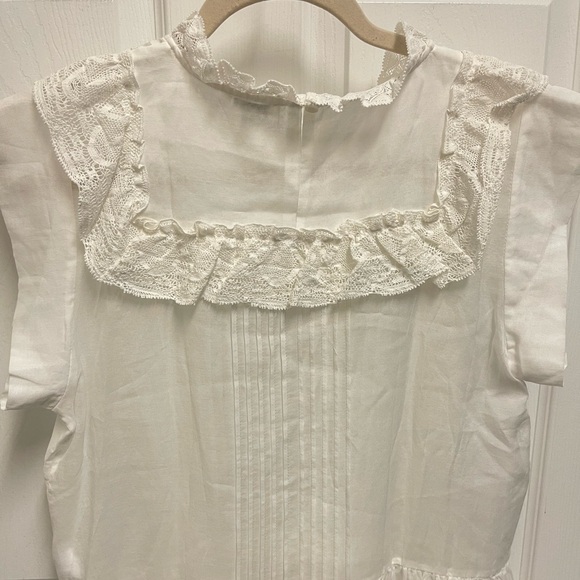 Zadig & Voltaire White Romane Coton Blouse - Picture 5 of 12